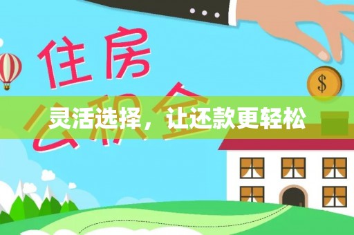商水灵活选择，让还款更轻松