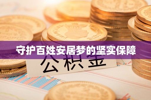 商水守护百姓安居梦的坚实保障